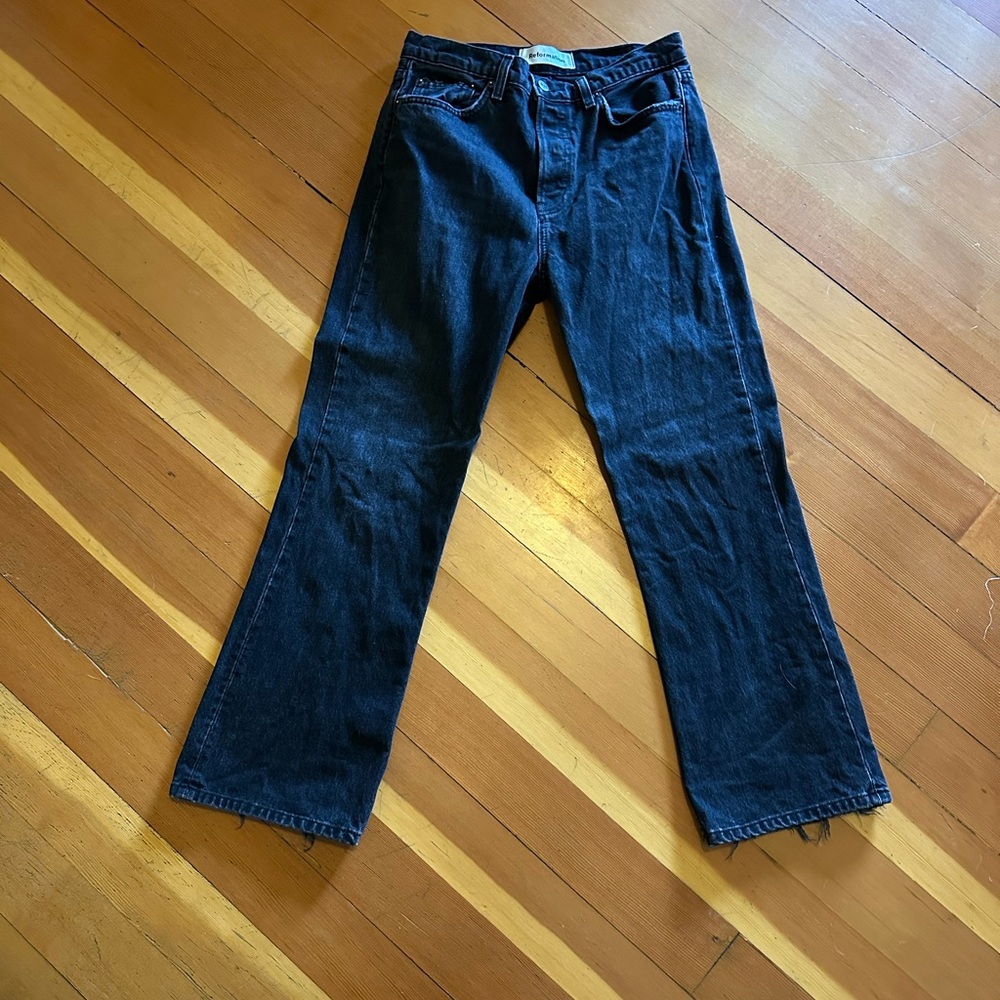 Reformation Black Jeans